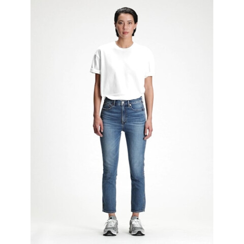 VINTAGE SLIM HR MED GLIN MEDIUM INDIGO 8