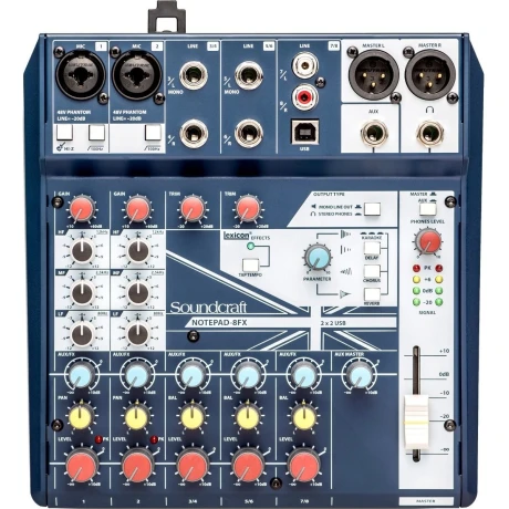 CONSOLA SOUNDCRAFT NOTEPAD 8 CONSOLA SOUNDCRAFT NOTEPAD 8