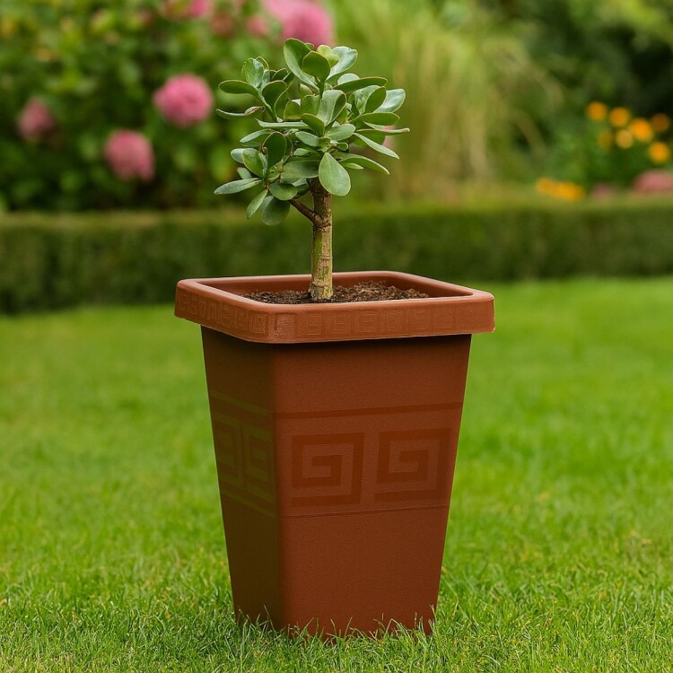 Maceta Piramidal 29.5Lts Terracota ref 0484 TERRACOTA