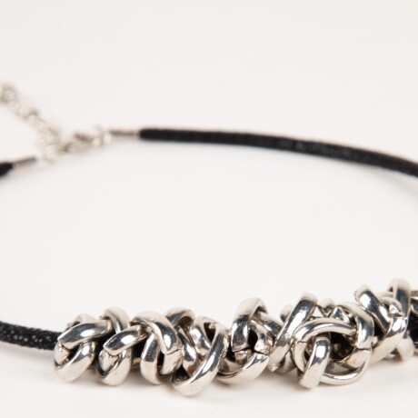 CHOKER STOJA Plateado