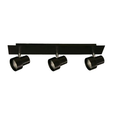 APLIQUE 3L DANTE GU10 NEGRO APLIQUE 3L DANTE GU10 NEGRO