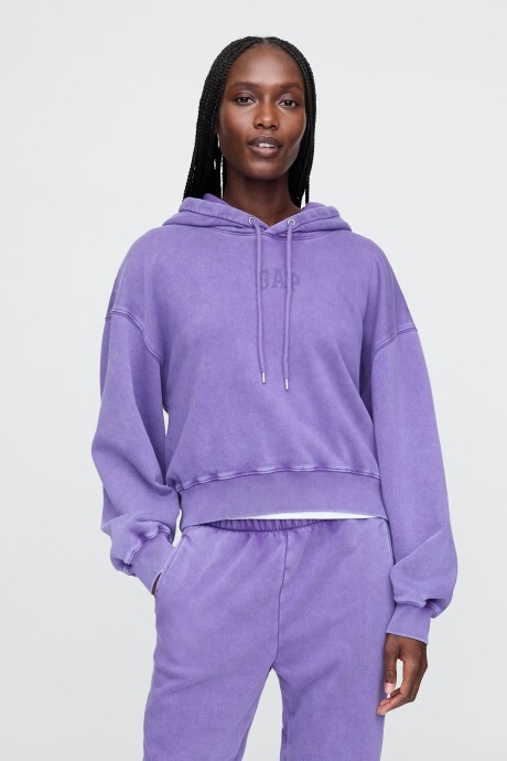Canguro Con Felpa Mujer Ultraviolet Wave