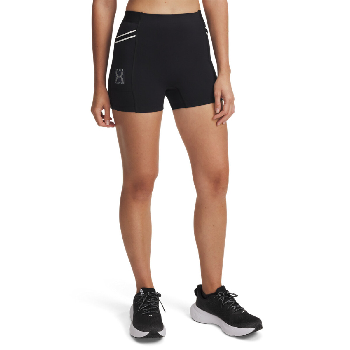 UA Run 96 Short-BLK - BLK-001 