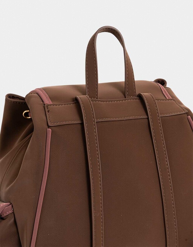 Mochilas Urbanas Mochila Solapa Burgundy - Rojo Burdeaux