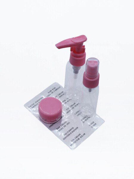 RECIPIENTES SET X 3 MADRID ROSADO