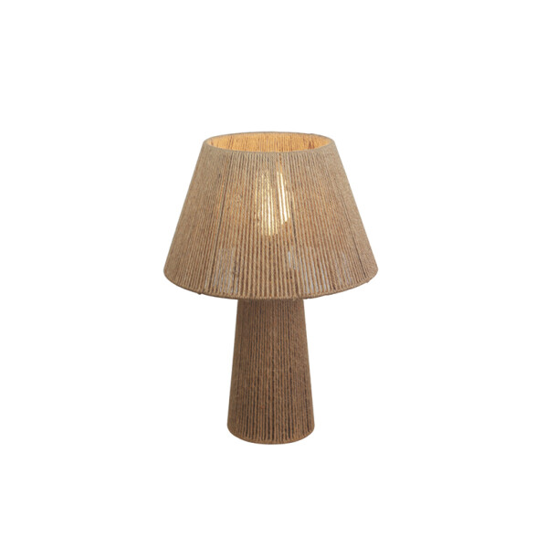 Portátil mesa madera pantalla de cuerda Ø350mm E27 IX9470
