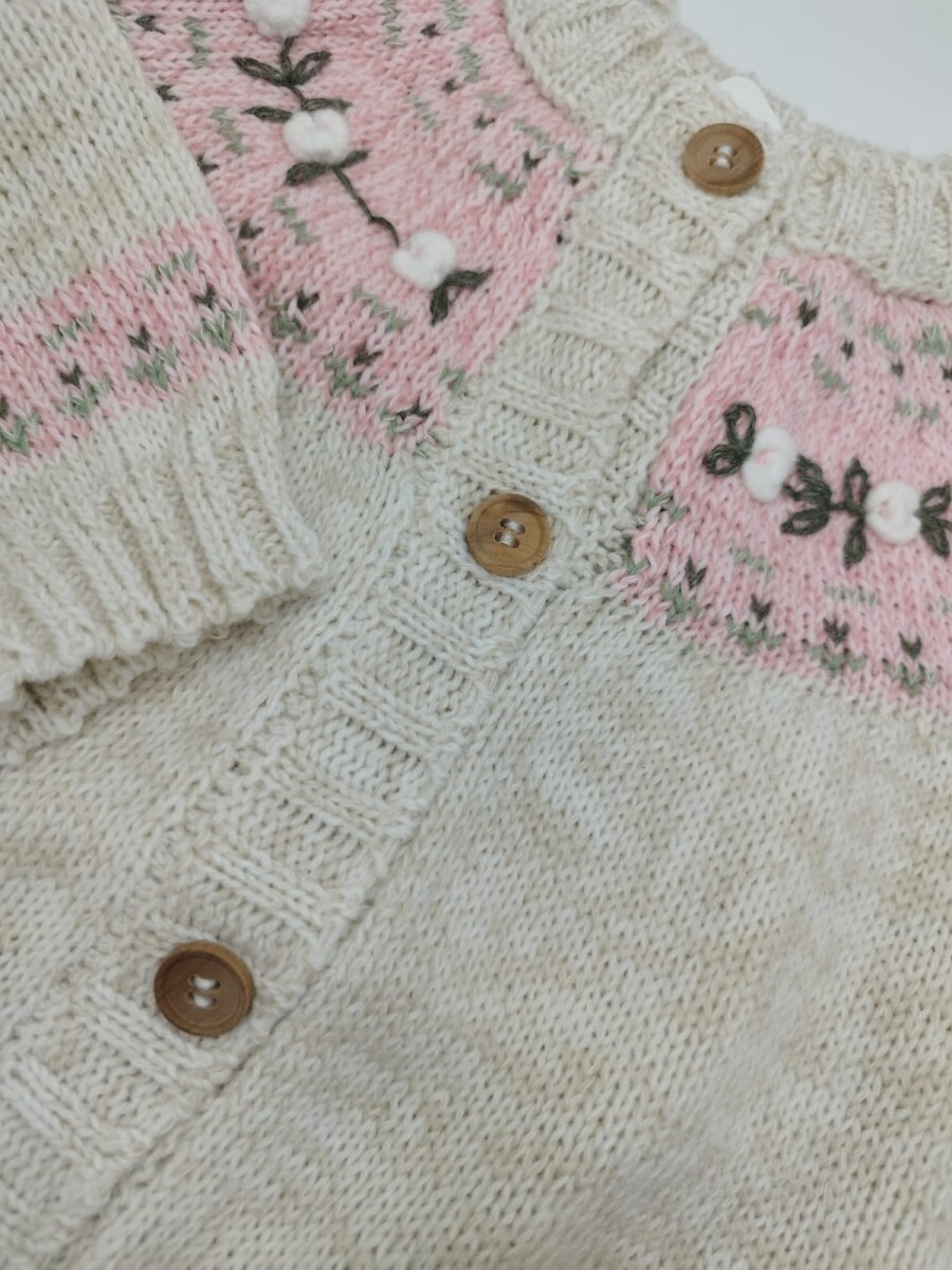 Saco lana guarda rosa 