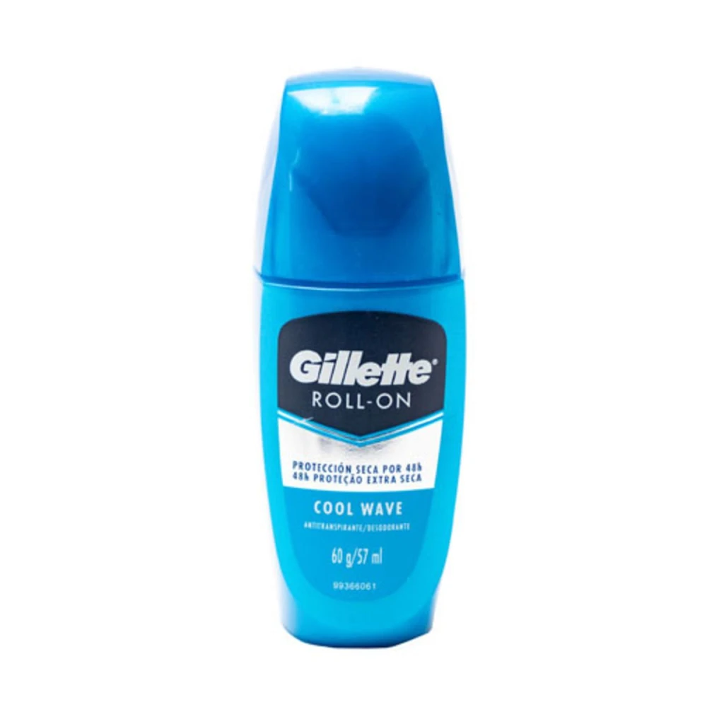 GILLETTE DEO COOL WAVE ROLLON UNID. X 60
