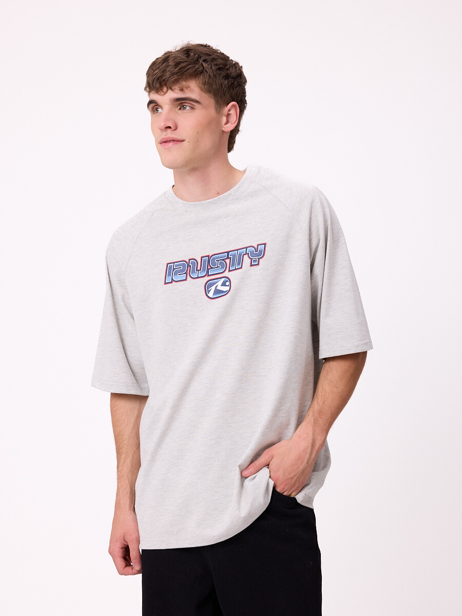 T-SHIRT AROON RUSTY - Gris Melange 