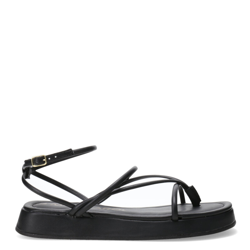 Sandalias de Mujer Miss Carol DAVV con tiras finas Negro