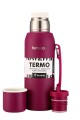 TERMO PREMIUM DE 1LT TERRANO CON MANIJA PURPURA
