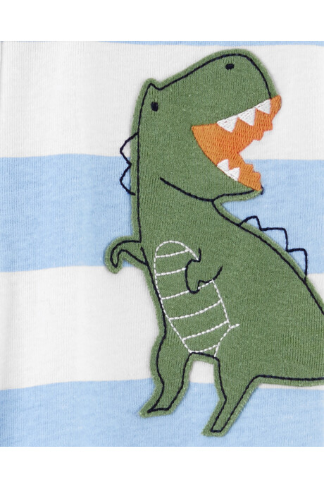 Pijama una pieza de algodón estampa dinosaurio Pijama una pieza de algodón estampa dinosaurio