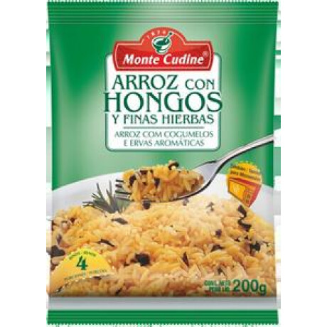 ARROZ SAB MONTE CUDINE 200G C/HONGOS ARROZ SAB MONTE CUDINE 200G C/HONGOS