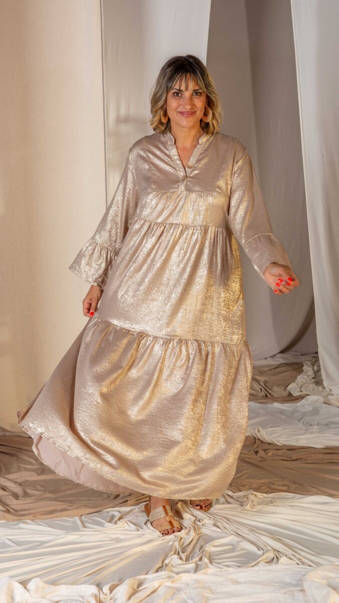 Vestido Resplendor - Dorado 