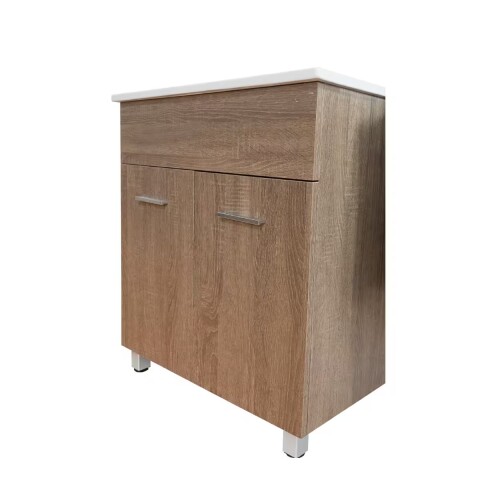 Mueble de pie con mesada 2 puertas Dark Sona 60x46 Mueble De Pie Con Mesada 2 Puertas Dark Sona 60x46