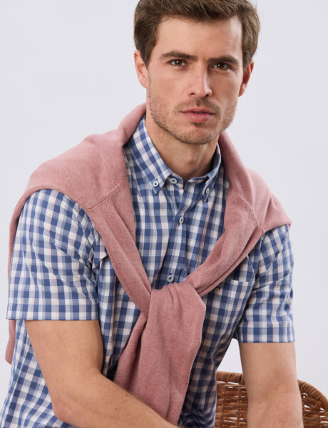 CAMISA CUADROS Azul