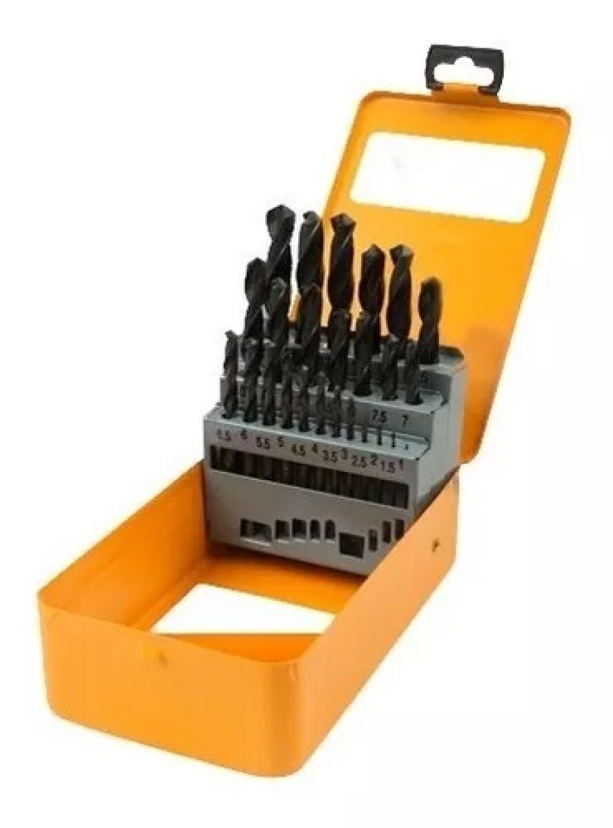 TOLSEN JUEGO MECHAS ACERO HSS 25 PZAS 1.5-13MM 