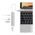 ADAPTADOR MULTIPUERTO SATECHI SLIM USB-C SILVER ADAPTADOR MULTIPUERTO SATECHI SLIM USB-C SILVER