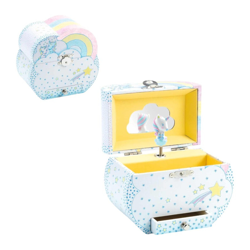 Caja Musical Infantil Sueño de Unicornios Djeco Caja Musical Infantil Sueño de Unicornios Djeco