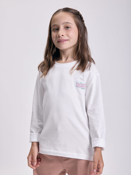 Remera estampa Alien Blanco