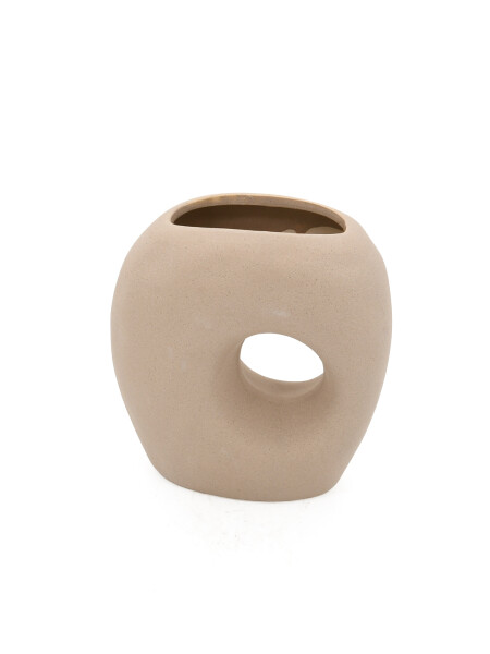 JARRON JULIA DE CERAMICA GRIS (V)