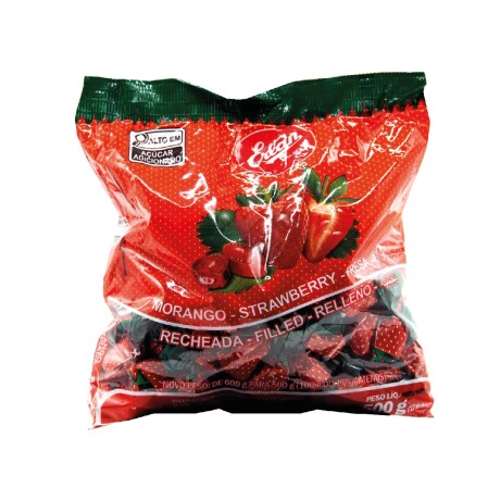 CARAMELO ERLAN FRUTILLA SAQUITOS 500GRS 100PCS CARAMELO ERLAN FRUTILLA SAQUITOS 500GRS 100PCS