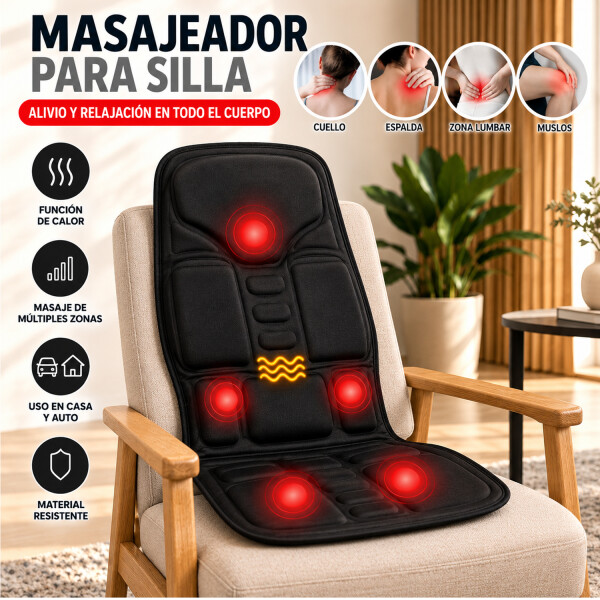 Masajeador Asiento Sillon Jb-100b Hl889 MASAJEADOR ASIENTO SILLON JB-100B HL889
