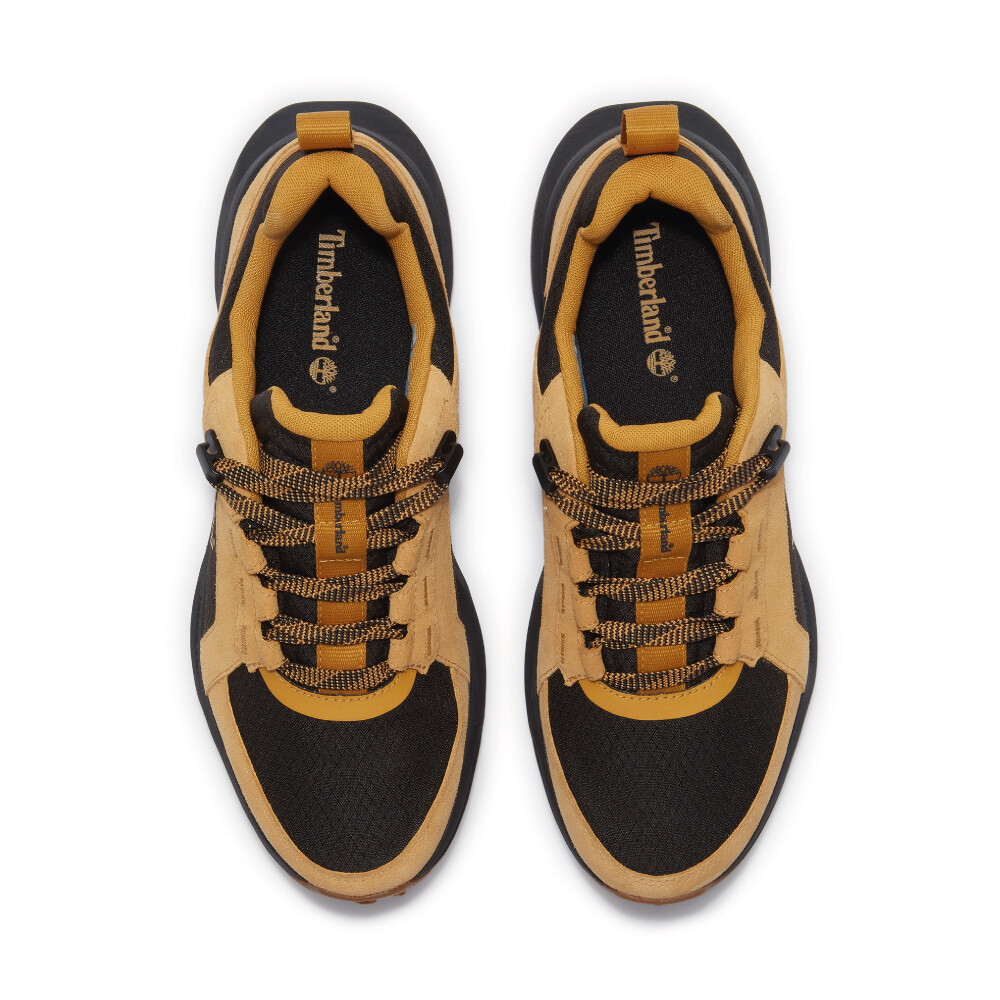 Zapatillas Low Lace Up Waterproof Hombre Wheat Suede