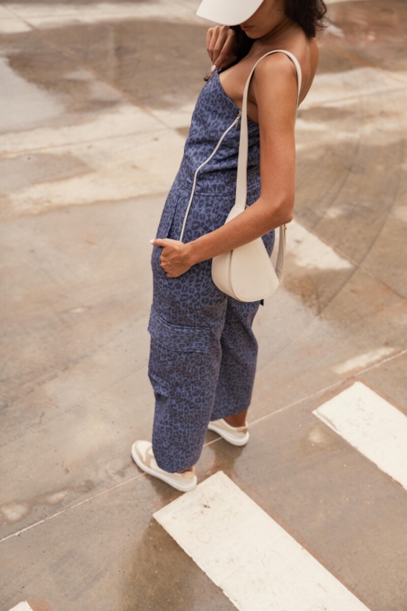 ENTERIZO MIRENA LEOPARD DENIM ENTERIZO MIRENA LEOPARD DENIM