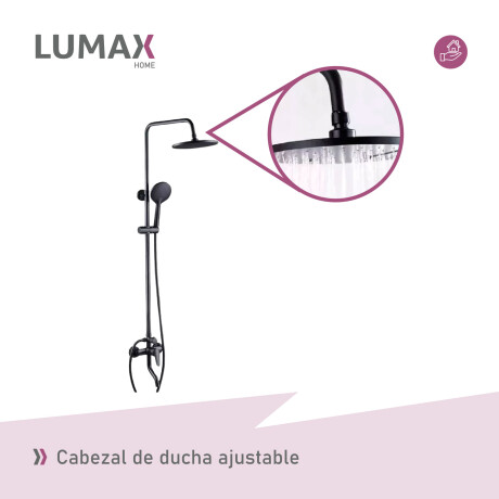 Barra columna de ducha redonda inoxidable para renovaciones de baño modernas Barra columna de ducha redonda inoxidable para renovaciones de baño modernas