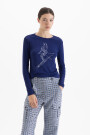 REMERA SKI Azul