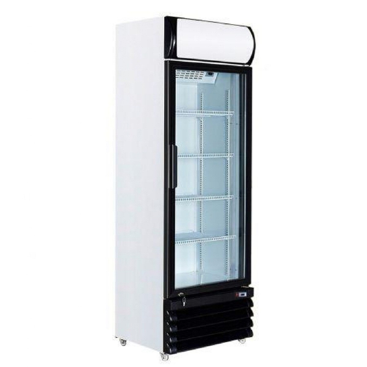Expositor vertical refrigerado 1 puerta 370 lts Iccold 