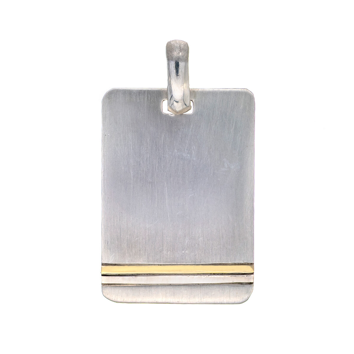 Medalla de plata 925 y double en oro 18 ktes. 