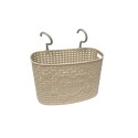 CESTO CANASTO ORGANIZADOR CON GANCHOS 25X13,5X16 CESTO CANASTO ORGANIZADOR CON GANCHOS 25X13,5X16