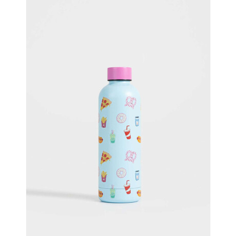 Botella Metálica Estampada Combinacion Multicolor