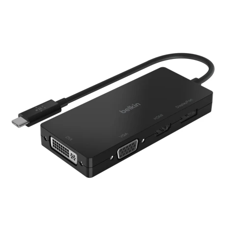 Adaptador BELKIN USB-C A HDMI/DVI/VGA/DP Adaptador BELKIN USB-C A HDMI/DVI/VGA/DP