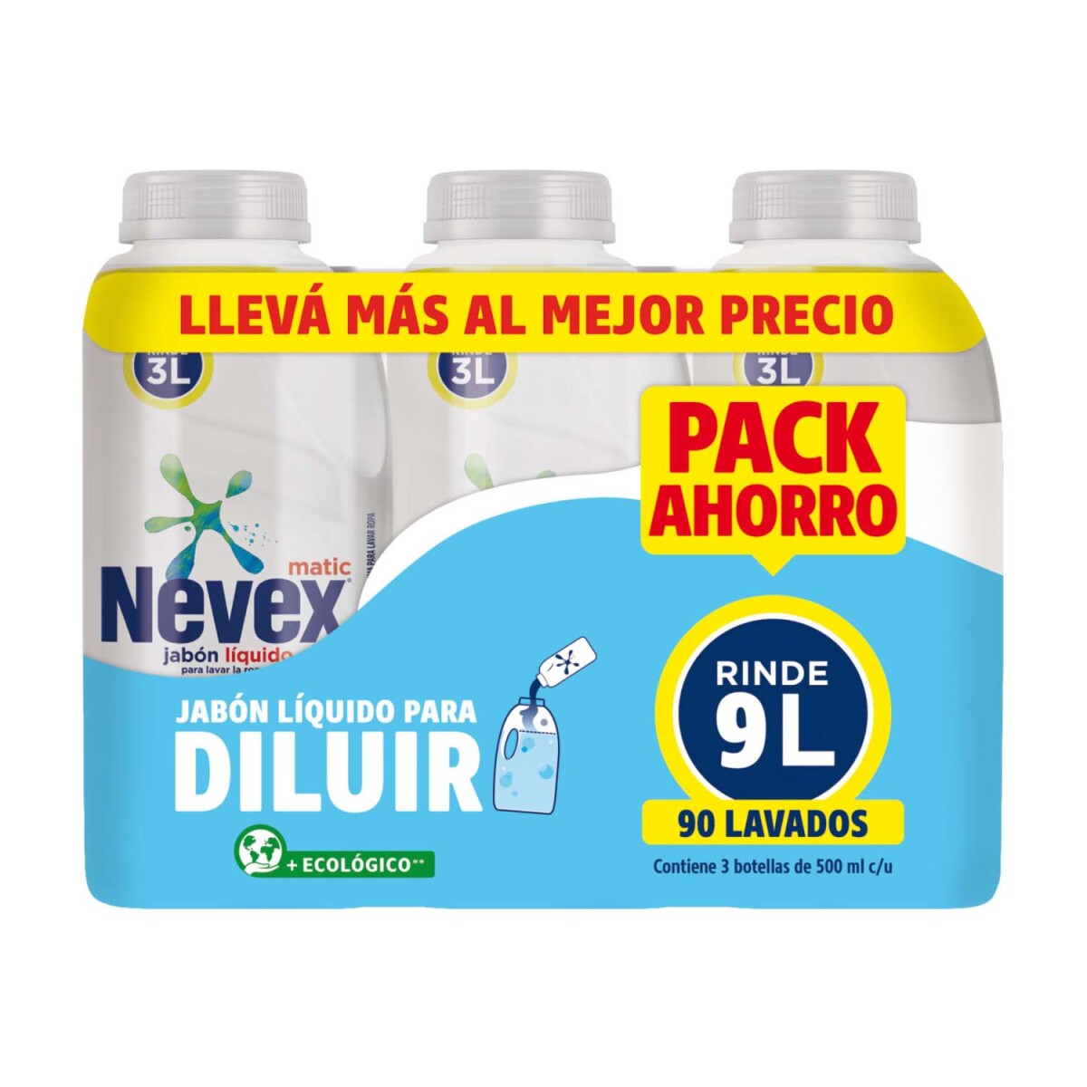 Nevex Detergen liquido Concent Pdiluirrep X3 