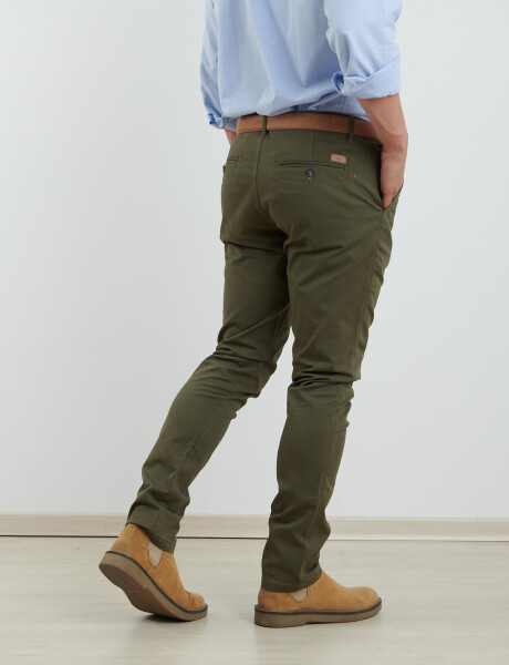 080423 PANTALON HARRY Verde Oscuro