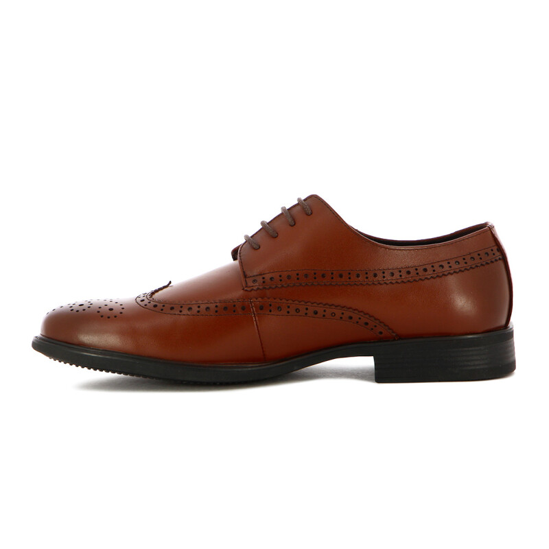 Zapato Starsax Hombre Acordonado C/ Detalle Marron