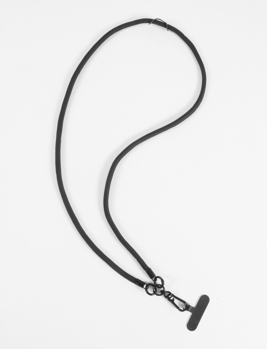 Cordón para celular - negro 