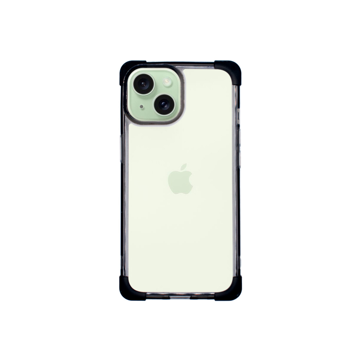 Protector iPhone 15 Plus puntas reforzadas color negro 