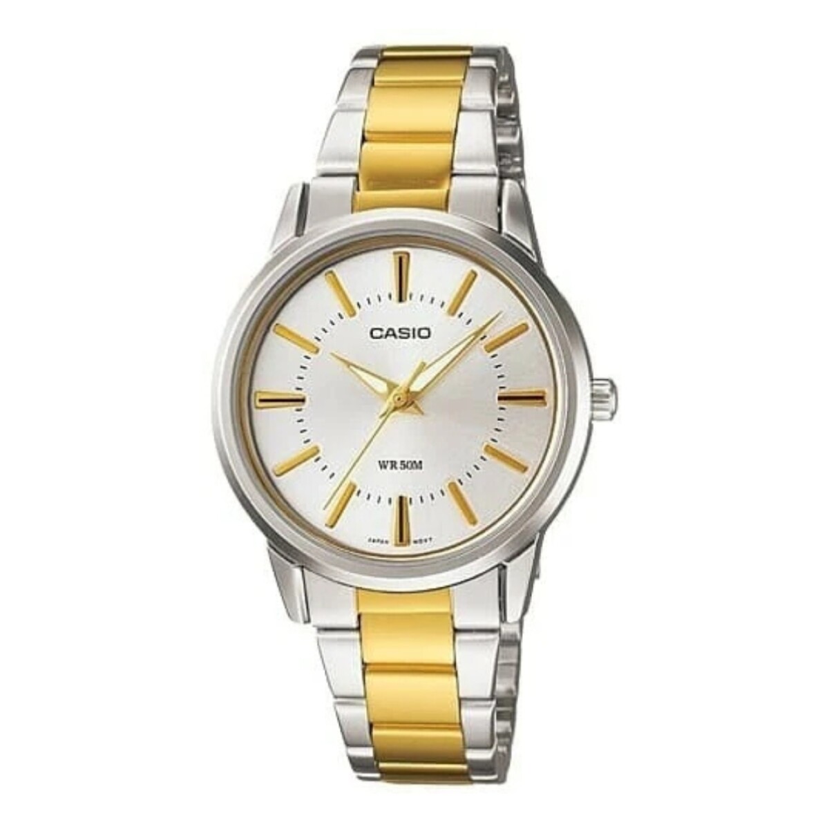 Reloj Casio Ltp1303sg 7avdf Para Dama Con Correa De Acero 