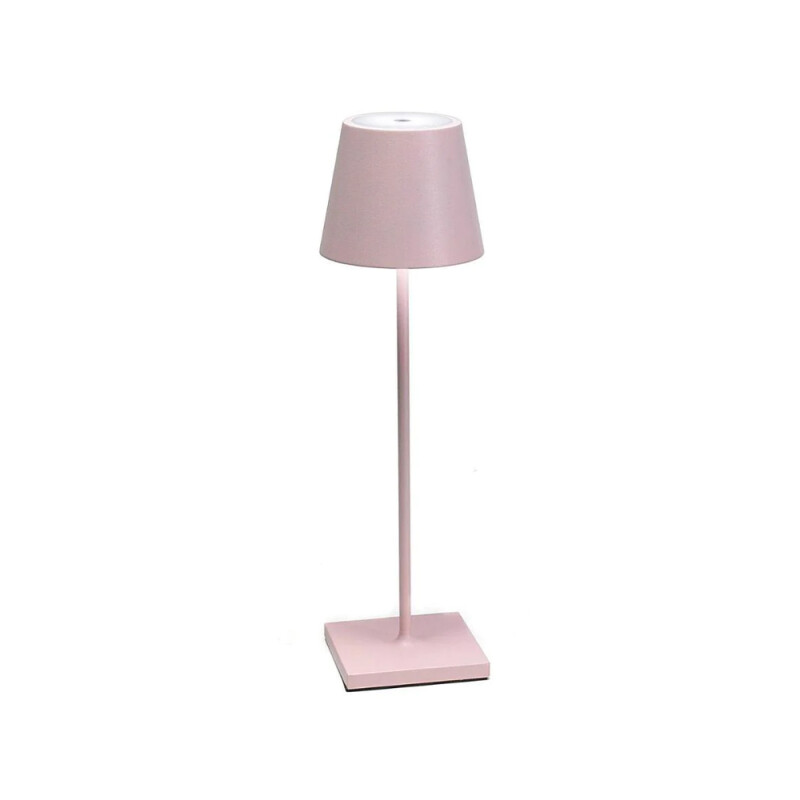 LAMPARA RECARGABLE ROGER Lámpara de Mesa Roger Recargable Dimerizable Rosado