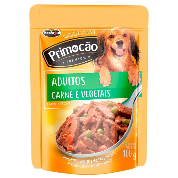 PRIMOCAO CARNE Y VEGETALES 100 SACHE GRS PRIMOCAO CARNE Y VEGETALES 100 SACHE GRS