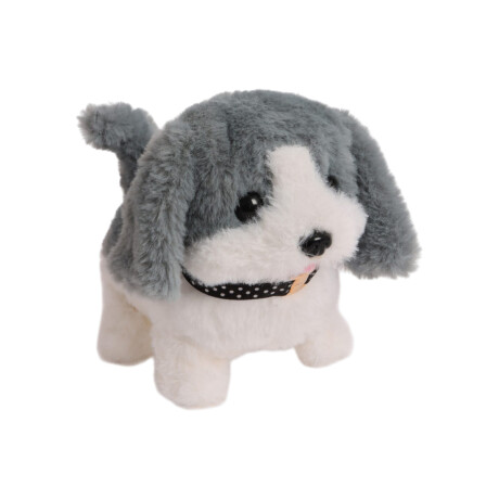 Peluche animal perrito Gris