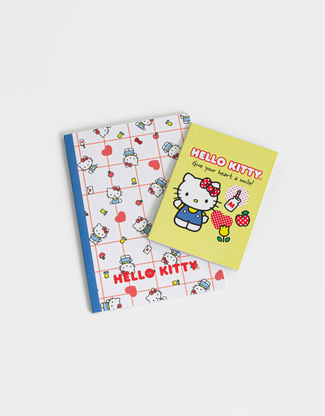 Anotadores Cuadernos y Memos Licencias Set De Cuadernos "hello Kitty" - Combinacion Multicolor