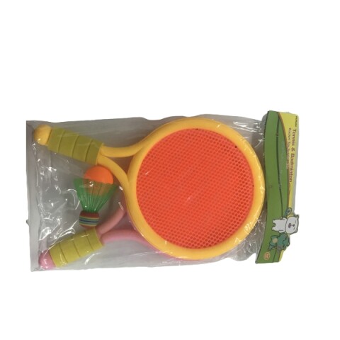 SET DE JUGUETE RAQUETAS DE TENIS Y BÁDMINTON PARA NIÑOS SET DE JUGUETE RAQUETAS DE TENIS Y BÁDMINTON PARA NIÑOS