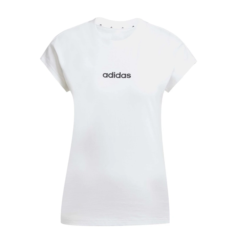 Remera de Mujer Adidas Essentials Linear Blanco - Negro