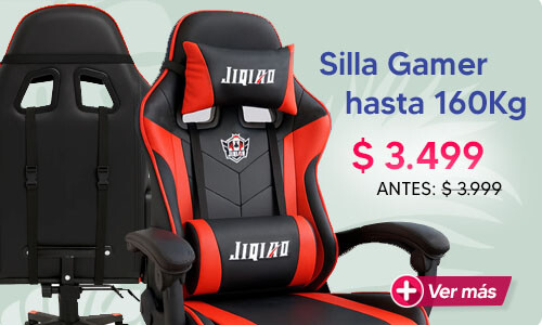 ¡Silla Gamer hasta 160 Kg en súper Oferta!