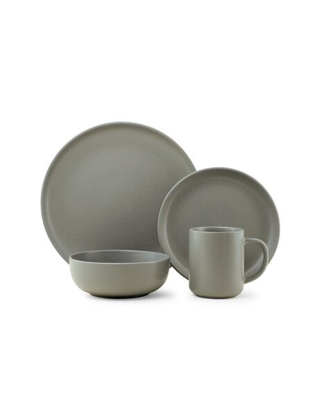 SET 16PZAS STONEWARE D27-20-16/400ML JASPER SLATE SET 16PZAS STONEWARE D27-20-16/400ML JASPER SLATE